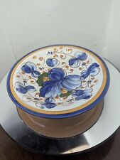 Ceramiche Luca Della Robbia Italy Pottery Dish Plate Original Label 15 Cm 