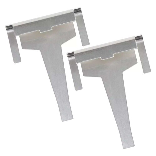 Silver 2pcs refrigerator drain - silver,