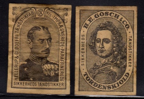 Danish matchbox labels - danish,