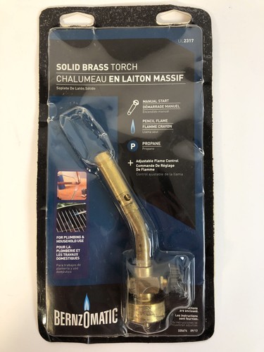 Bernzomatic solid brass - bernzomatic, torch