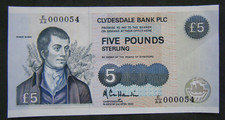 Rare Clydesdale Bank Plc £5