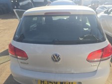 VW GOLF MK6 5 DOORS TAILGATE  IN WHITE LB9A