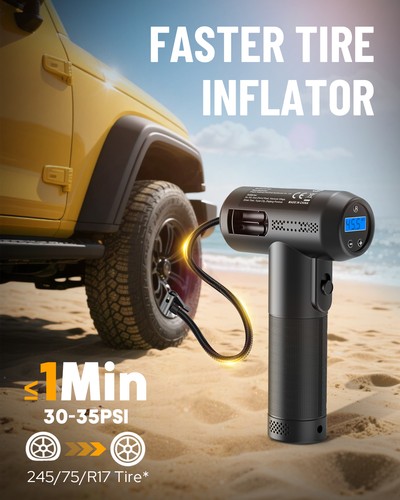 Cordless car tire pump - cordless,
