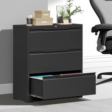3-Drawer Metal Lateral File