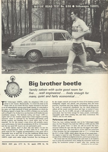 Volkswagen 1600 fastback - 1600,