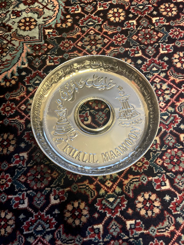 Khalil mamoon coal tray - khalil, silver