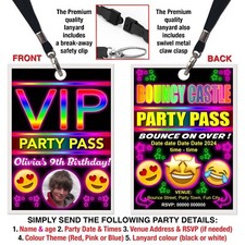 BOUNCY CASTLE LANYARD VIP
