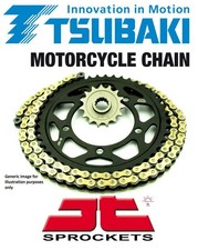 Honda VTR1000 SP1 00-01 Tsubaki RQ1 Gold X-Ring Chain & JT Sprocket Kit