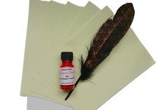 Ritual spells writing set hand - writing,