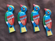 Vintage toy bluebird whistles x 4 c 1950/60, made in japan