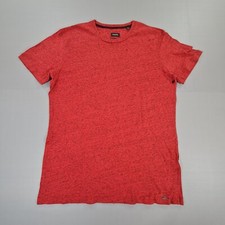 Diesel Mens T Shirt Red XL