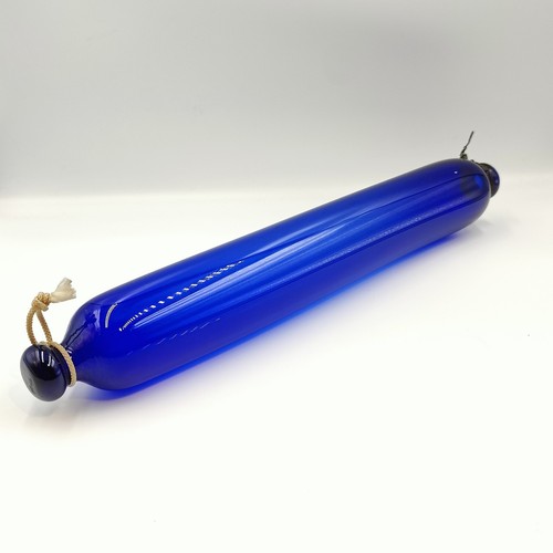 Bristol blue glass rolling pin - bristol,