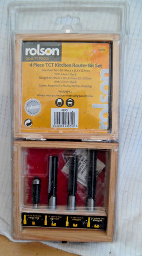Rolson 4pc tct kitchen - tct, router