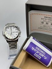 SEIKO Flightmaster ‘waffle dial’ 7T92-0DX0 Qz Chronograph