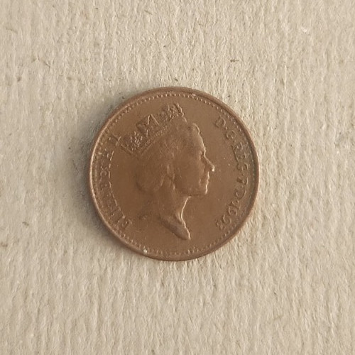 1998 decimal coin queen - 1p,