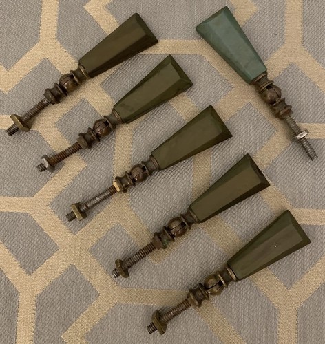 Antique art deco dark green - art,