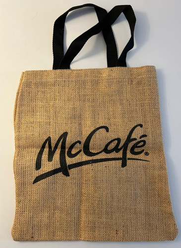 Mcdonalds mccafe coffee burlap - mccafe,