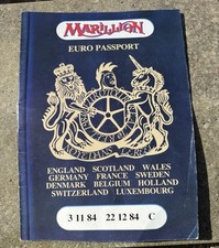 Marillion Tour Programme Real