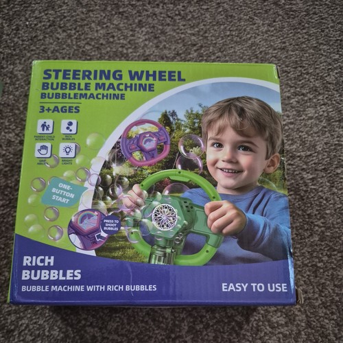 Steering wheel bubble machine - wheel,