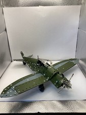 Vintage Meccano Plane (40cm Wingspan)