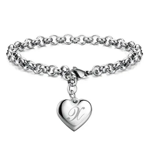 925 sterling silver heart - silver,