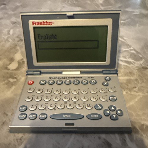 Franklin 470 language - tg-470, 12