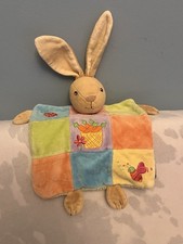 Kaloo Patchwork Square Bunny Rabbit Blankie Comforter DouDou Ladybird Butterfly