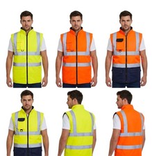 HI VIS VIZ BODY WARMER