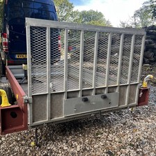 Heavy Duty Trailer Ramp Tail Gate Back Board.   Genuine Indespension 8x5 gate