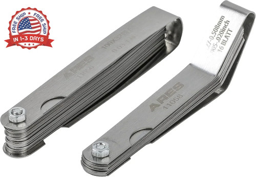 Tapered offset feeler gauge - feeler,