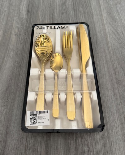 Piece cutlery set brass - cutlery,