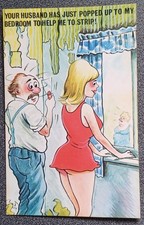 Vintage Saucy Seaside Cardtoon