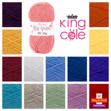 King Cole Big Value DK 50g Knitting Crochet Yarn Acrylic
