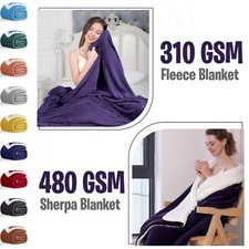 480 gsm heavy - sherpa, fleece
