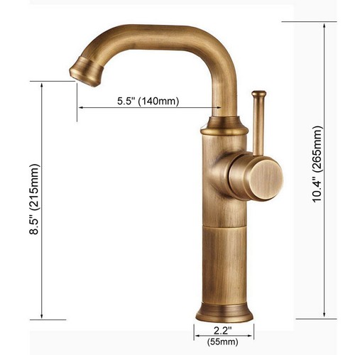 Deck mounted brass - mounted, swivel