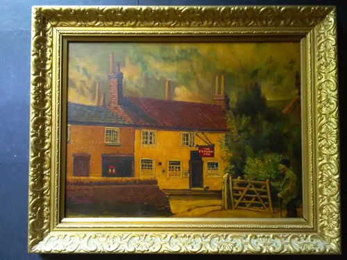 Vintage oil painting the - oil, painting,