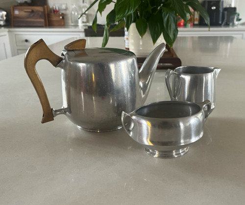 Vintage picquot ware tea - tea, set
