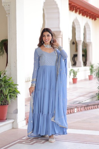 Ready made anarkali gown - made,