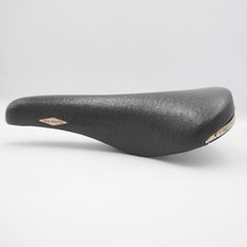 Vintage, Retro, 2000s, Selle San Marco Rolls Black Leather Saddle, Dated (2002)