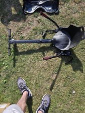 Segway Hoverboard with Cart Attachment and Charger LightsUp Bluetooth Speaker