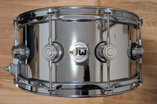 DW Collector’s Steel 14x6.5 Snare Drum Used Steel Shell