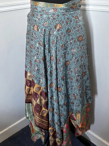Recycled reversible sari - reversible,
