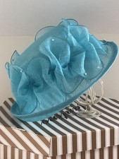 Ladies Turquoise Hat 