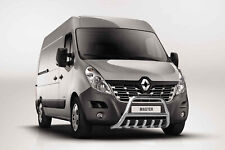 RENAULT MASTER CHROME AXLE NUDGE A-BAR BULL BAR 2015 TO 2019