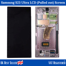 OEM Samsung S23 Ultra Replacement LCD with a Frame-  (Pulled out from Phones)