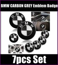 CARBON GREY Emblem Badge 7pcs