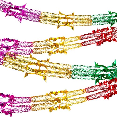 4pcs christmas foil garland - christmas,