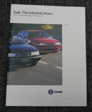Saab Range 1994-95 UK Market Brochure 900 Coupe 5-dr Convertible 9000 CS CD 