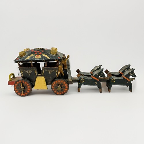 Vtg 1943 hand carved made - 1943,