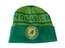 NORWICH CITY FOOTBALL BEANIE HAT - ADULTS